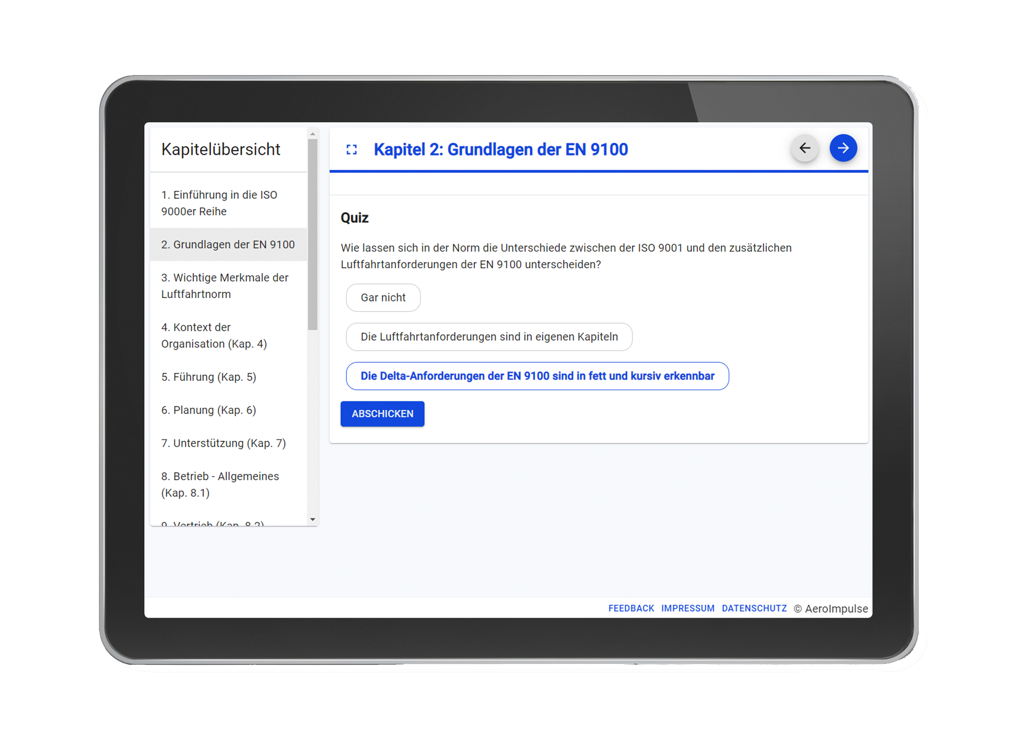 DIN EN 9100:2018 Online-Training E-Learning 1